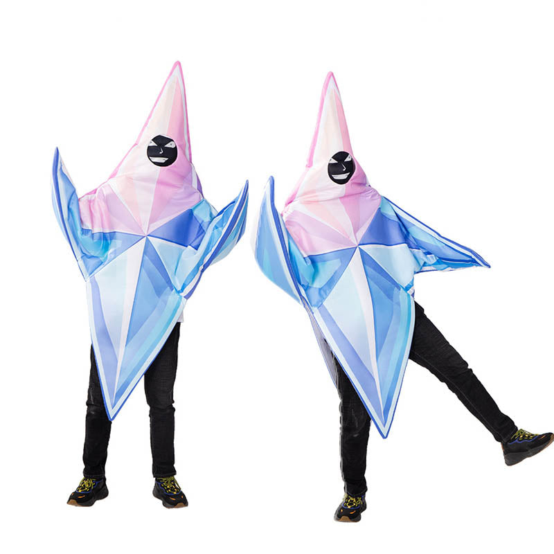 Genshin Impact Primogem Cosplay Costume Game Funny Doll Jumpsuit Halloween Party Suit - Image 2