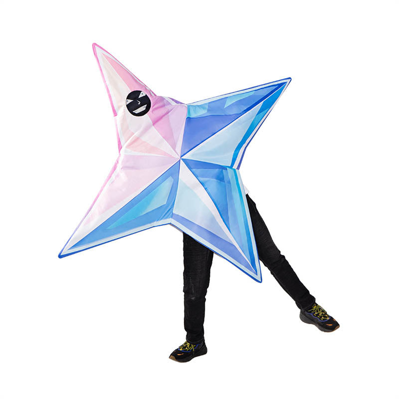 Genshin Impact Primogem Cosplay Costume Game Funny Doll Jumpsuit Halloween Party Suit - Image 3
