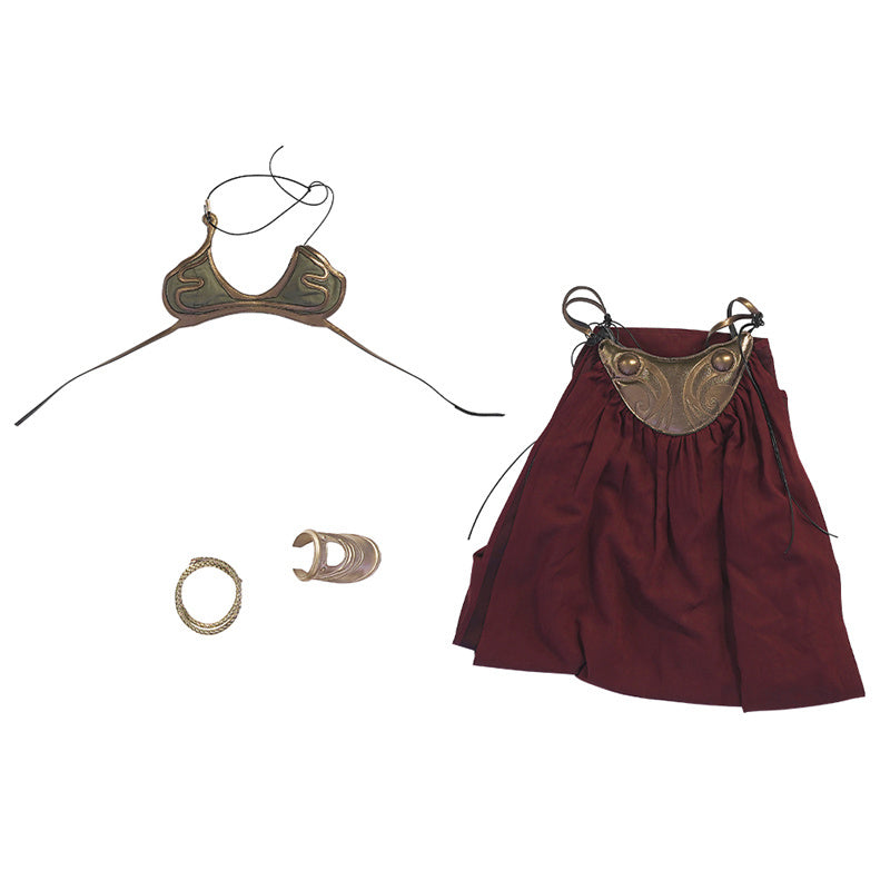 Star Wars Leia Cosplay Princess Leia Slave Costume Bikini Suit Outfit - Image 10