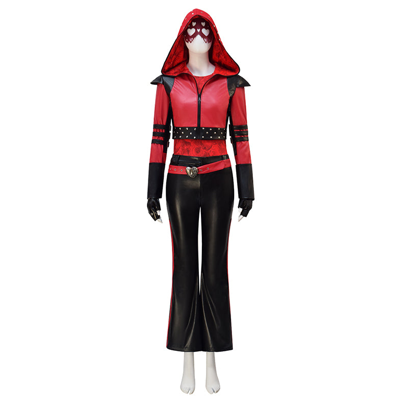 Princess Red Descendants Cosplay Costume Descendants: The Rise of Red Heart Jacket Suit - Image 2