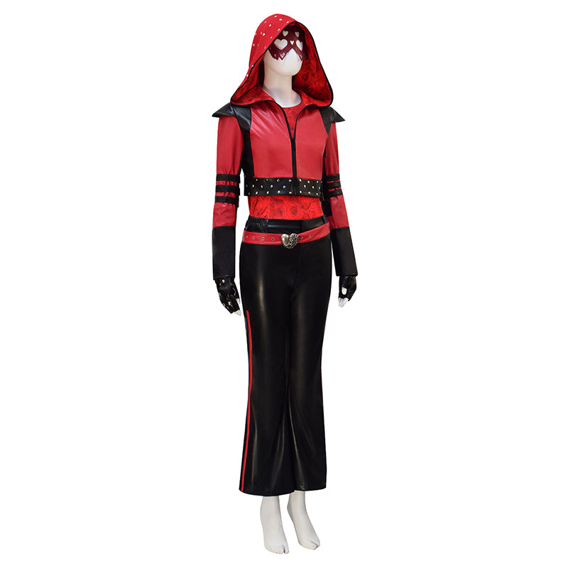 Princess Red Descendants Cosplay Costume Descendants: The Rise of Red Heart Jacket Suit - Image 3