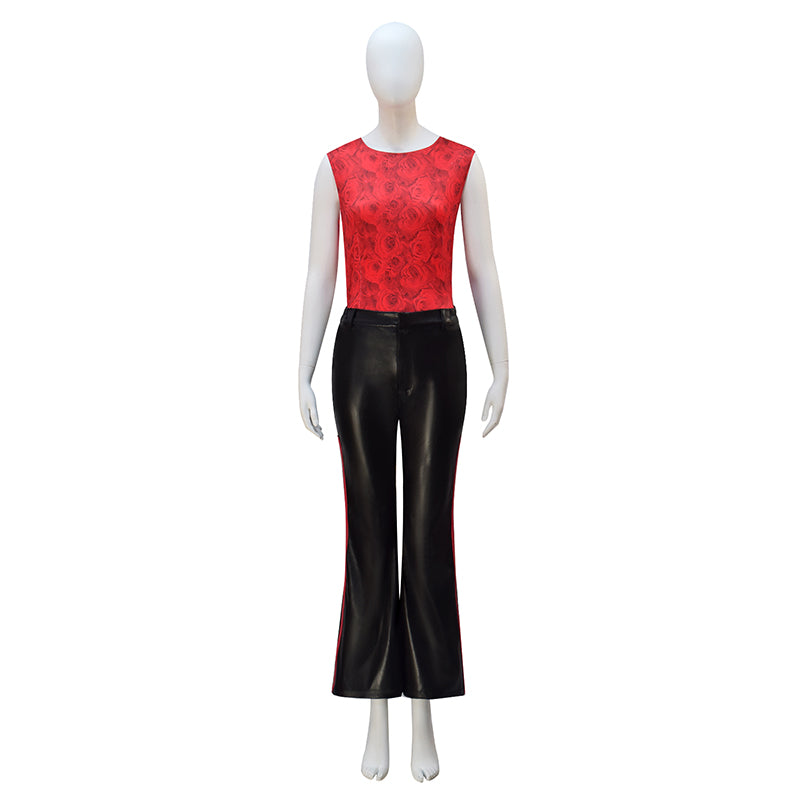 Princess Red Descendants Cosplay Costume Descendants: The Rise of Red Heart Jacket Suit - Image 6