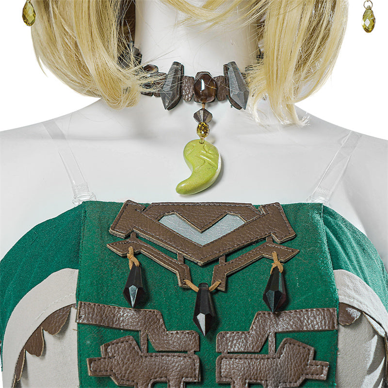 The Legend of Zelda: Tears of the Kingdom Cosplay Princess Zelda Zonai Dress Costume - Image 13