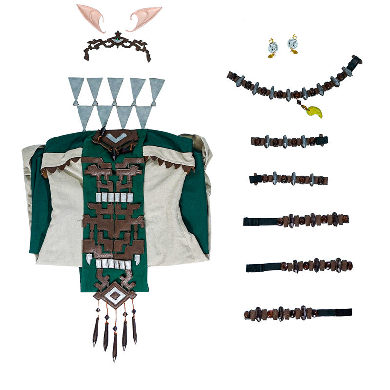 The Legend of Zelda: Tears of the Kingdom Cosplay Princess Zelda Zonai Dress Costume - Image 12