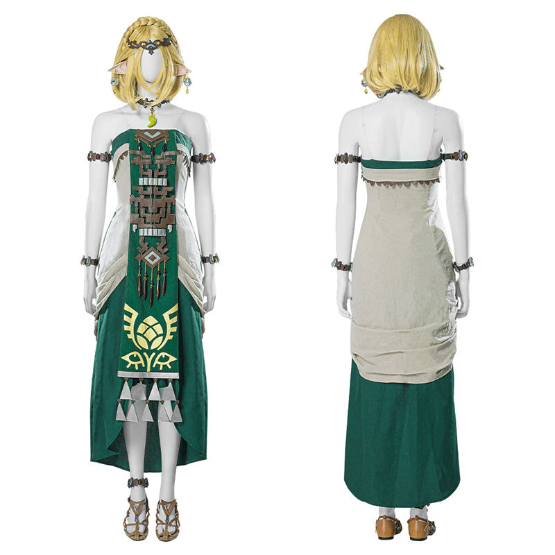 The Legend of Zelda: Tears of the Kingdom Cosplay Princess Zelda Zonai Dress Costume - Image 2
