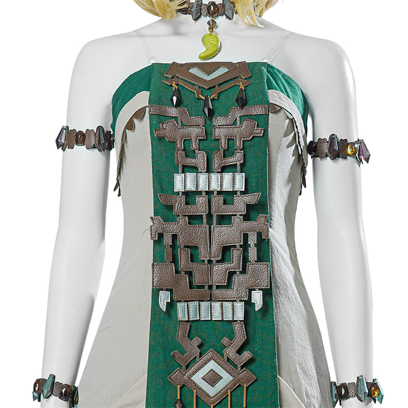 The Legend of Zelda: Tears of the Kingdom Cosplay Princess Zelda Zonai Dress Costume - Image 10