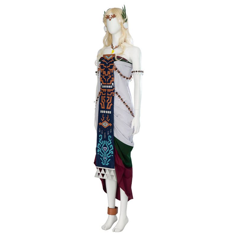 Princess Zelda TOTK Dress Tears of The Kingdom Cosplay Queen Sonia Zelda Costume Halloween Party Suit - Image 4