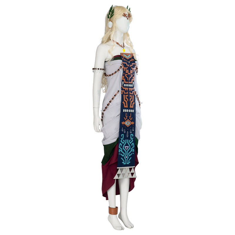 Princess Zelda TOTK Dress Tears of The Kingdom Cosplay Queen Sonia Zelda Costume Halloween Party Suit - Image 3