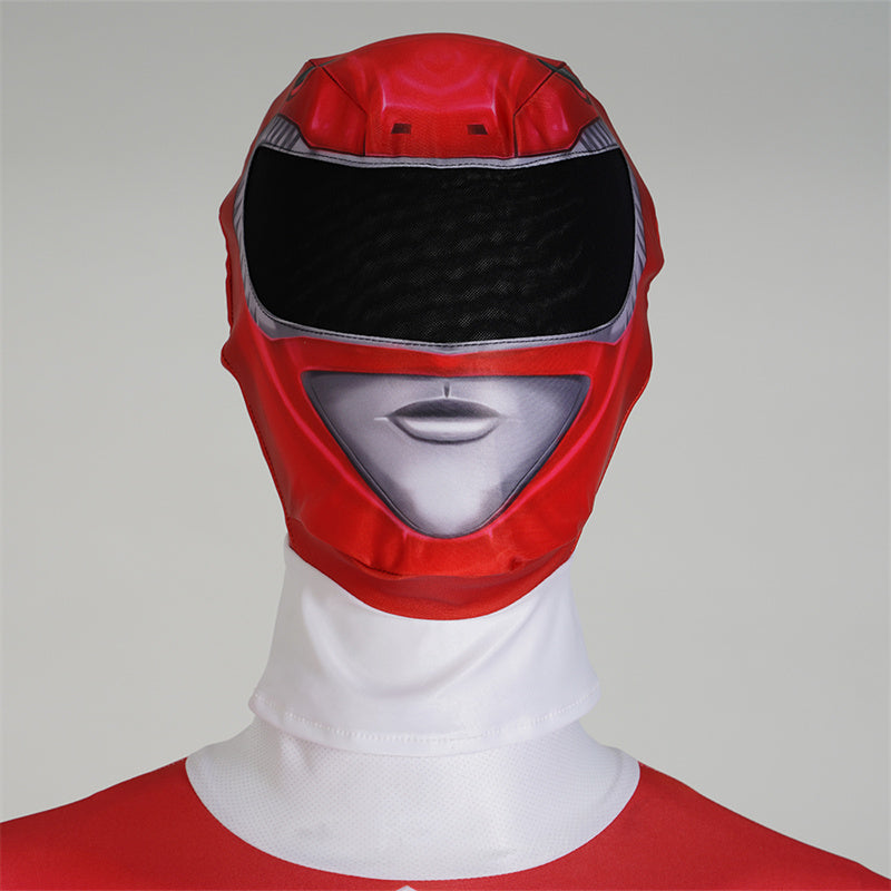 2023 Power Rangers Red Ranger Geki Cosplay Costume Jumpsuit With Mask - Image 5