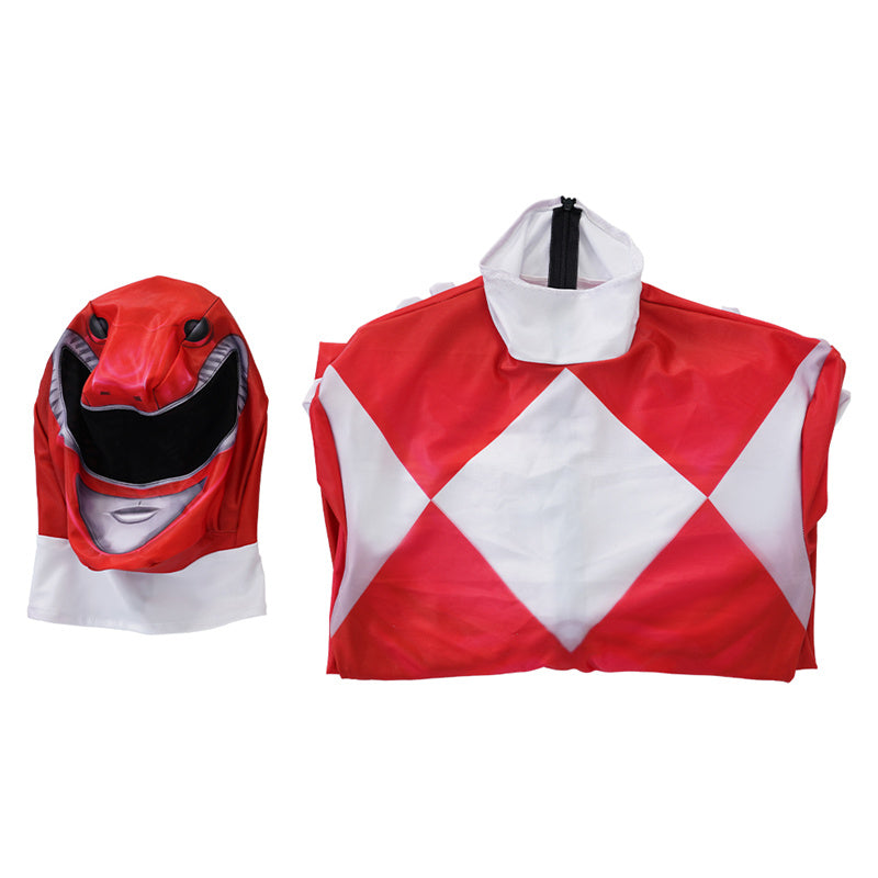 2023 Power Rangers Red Ranger Geki Cosplay Costume Jumpsuit With Mask - Image 6