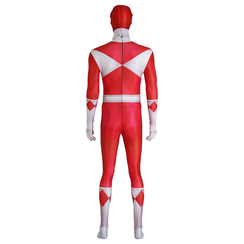 2023 Power Rangers Red Ranger Geki Cosplay Costume Jumpsuit With Mask - Image 4