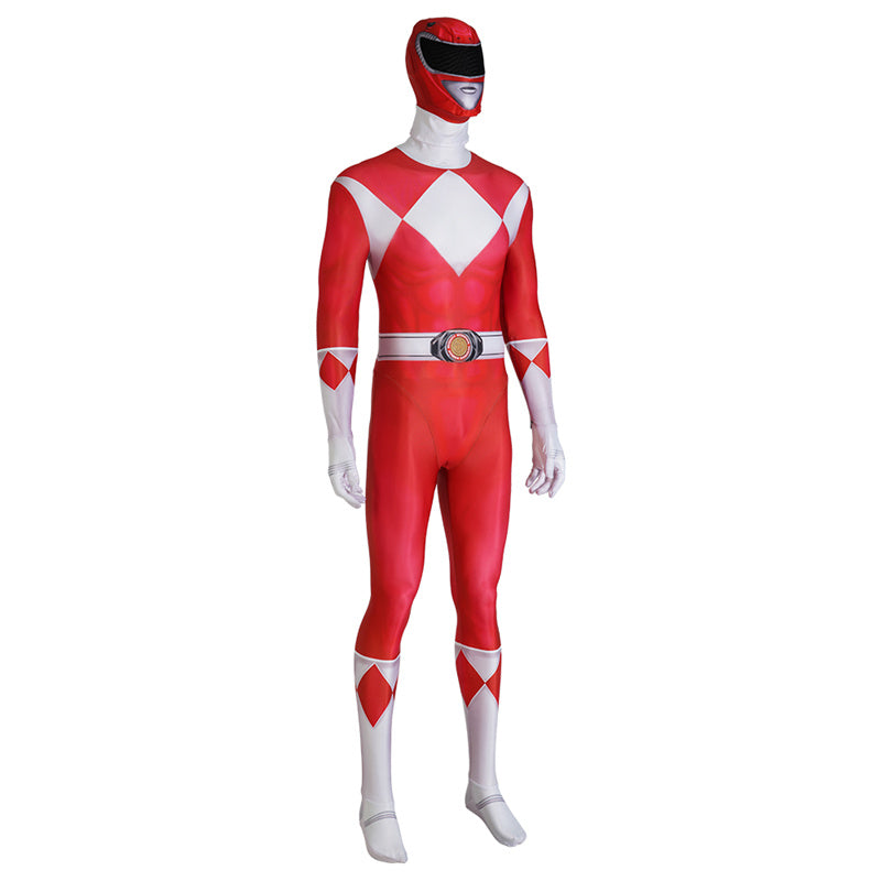 2023 Power Rangers Red Ranger Geki Cosplay Costume Jumpsuit With Mask - Image 2