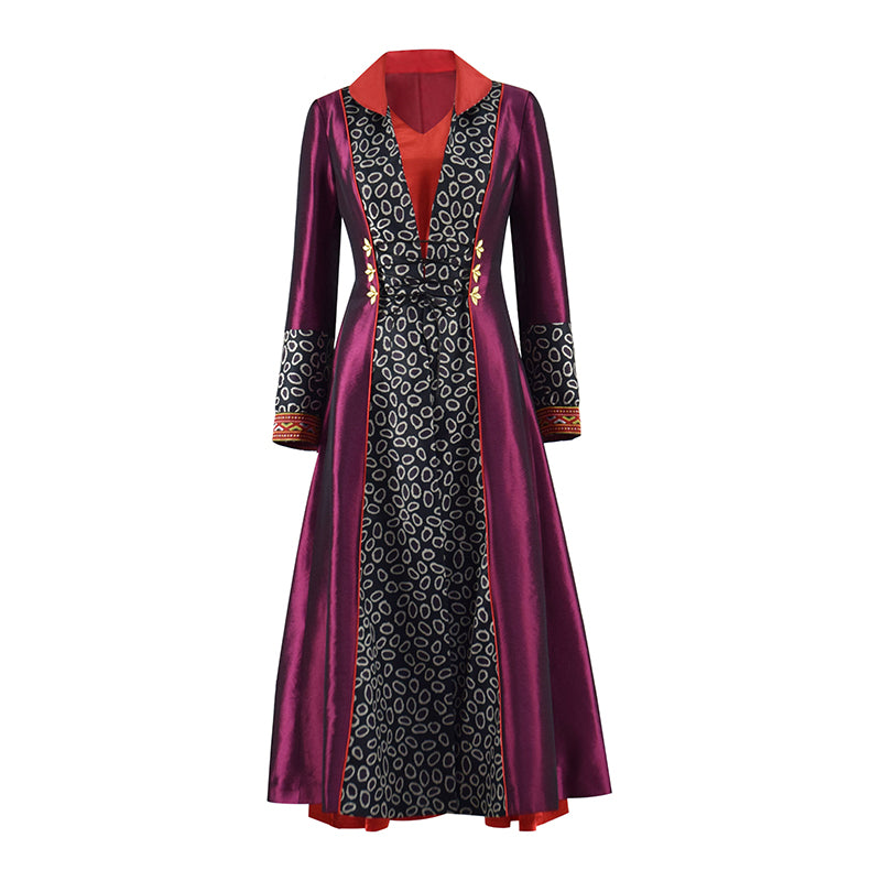 Princess Rhaenyra Targaryen Cosplay House of The Dragon Costume Purple Dress Halloween Suit - Image 6