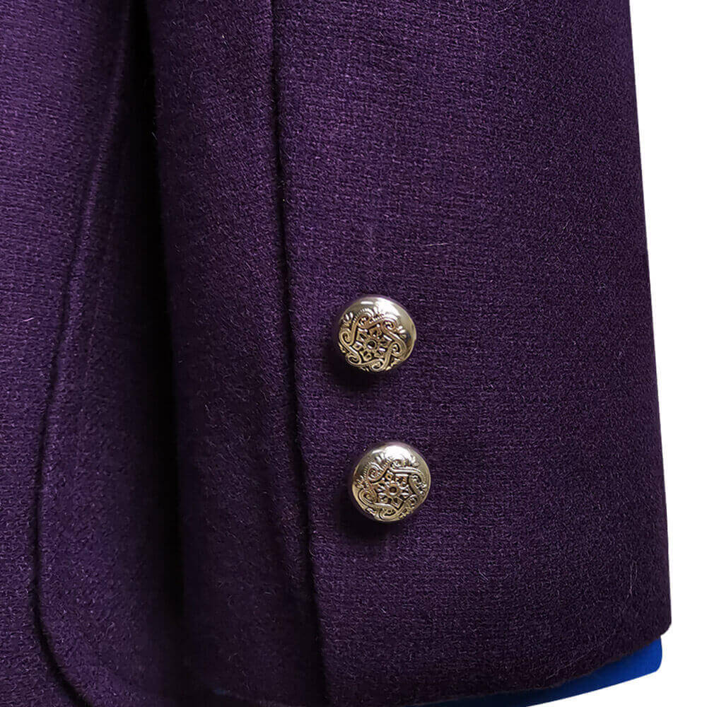 Doctor Who Series 12 The Master Coat Sacha Dhawan Purple Outfit Suit - Image 8