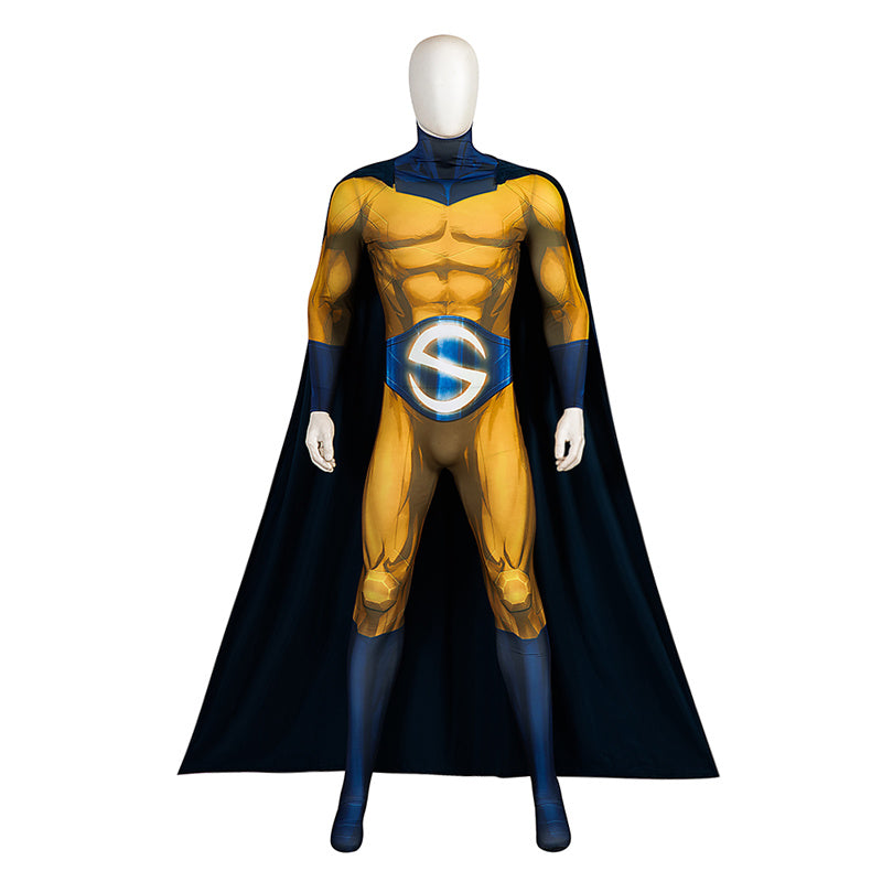 The Sentry Cosplay Costume Superhero Robert Reynolds Jumpsuit Cape Halloween Outfit - Image 2