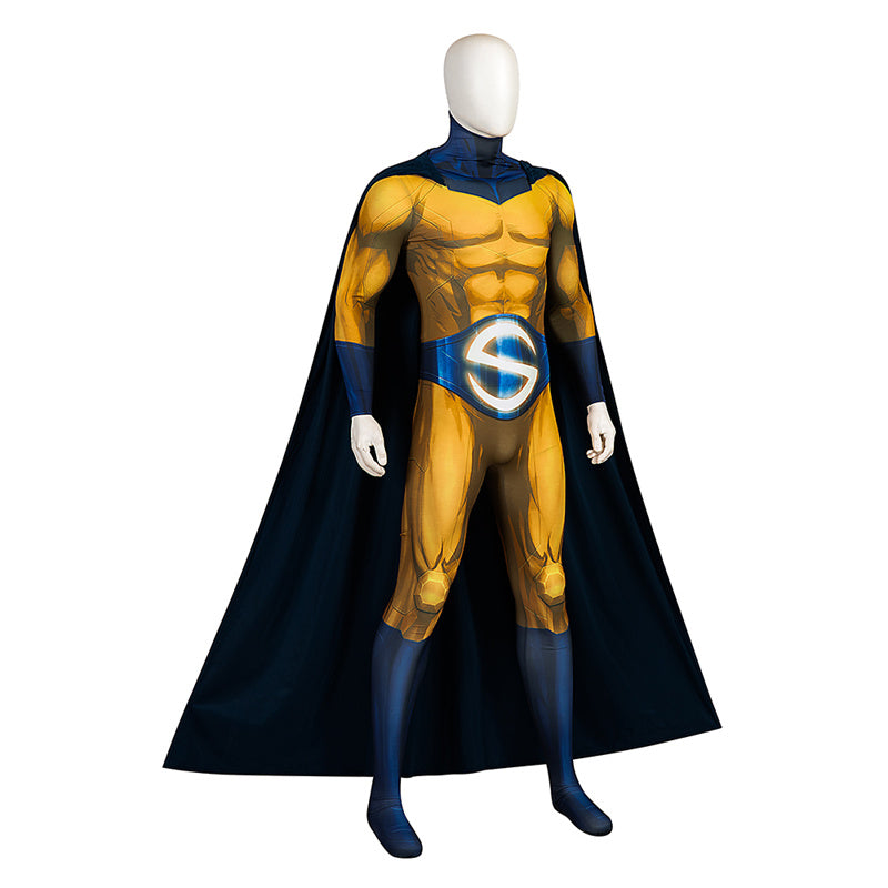 The Sentry Cosplay Costume Superhero Robert Reynolds Jumpsuit Cape Halloween Outfit - Image 3