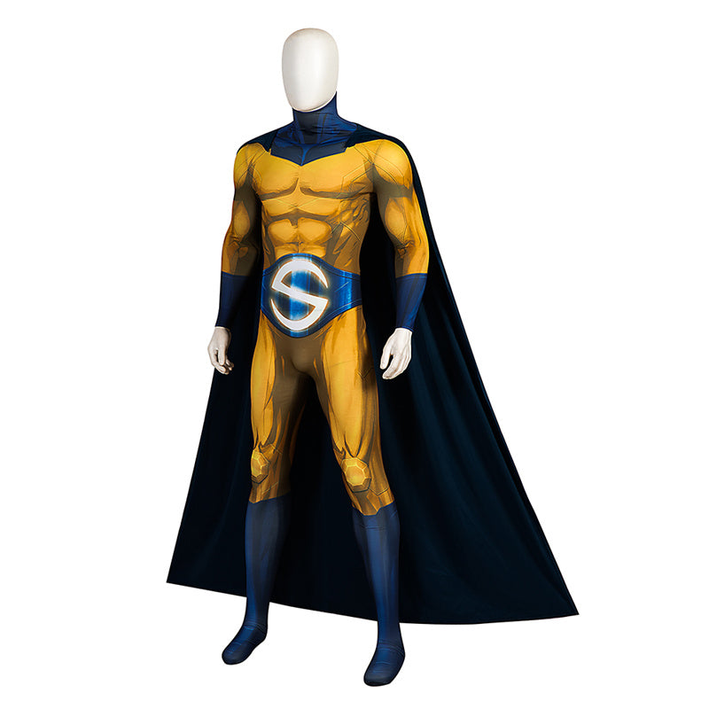 The Sentry Cosplay Costume Superhero Robert Reynolds Jumpsuit Cape Halloween Outfit - Image 4