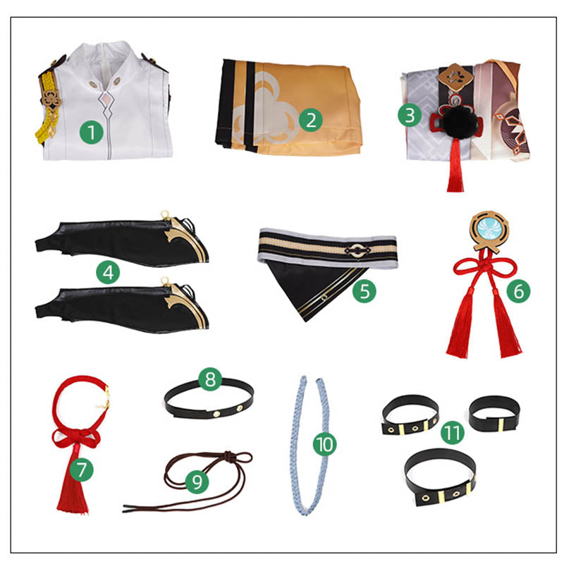Genshin Impact Shikanoin Heizou Cosplay Costume Game Handsome Uniform Halloween Carnival Suit - Image 2