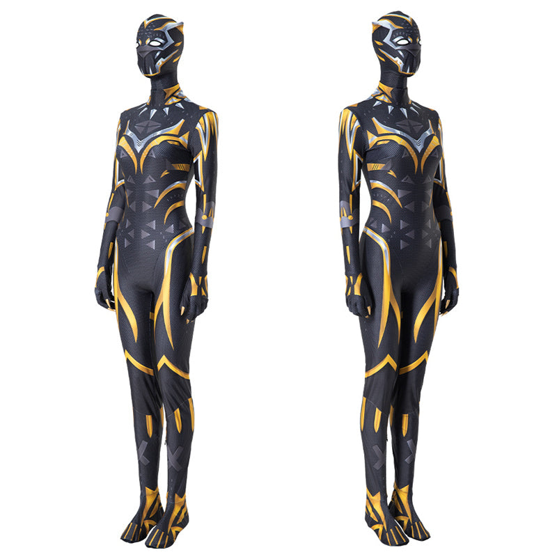 Black Panther: Wakanda Forever Cosplay Costume Shuri Bodysuit Jumpsuit Halloween Outfit Printed Version - Image 3