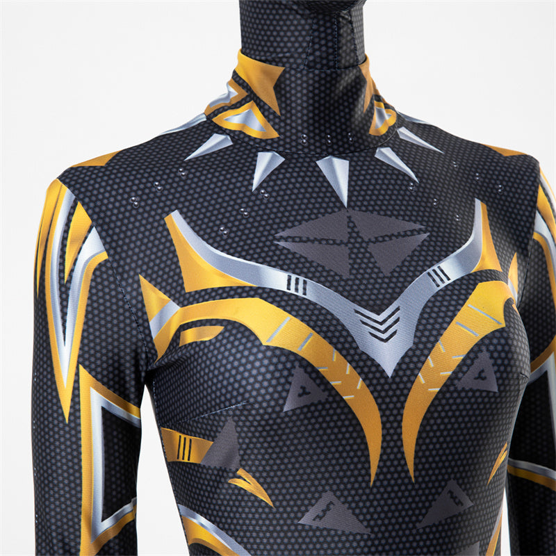 Black Panther: Wakanda Forever Cosplay Costume Shuri Bodysuit Jumpsuit Halloween Outfit Printed Version - Image 7