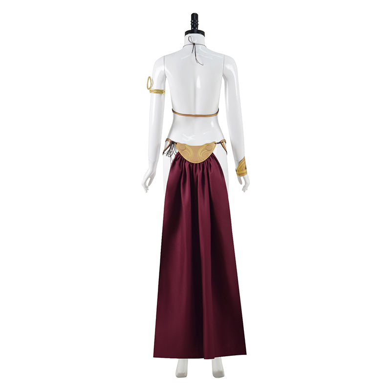 Slave Leia Costume Star Wars 3 Return of the Jedi Cosplay Sexy Girl Bikini Halloween Outfit - Image 4