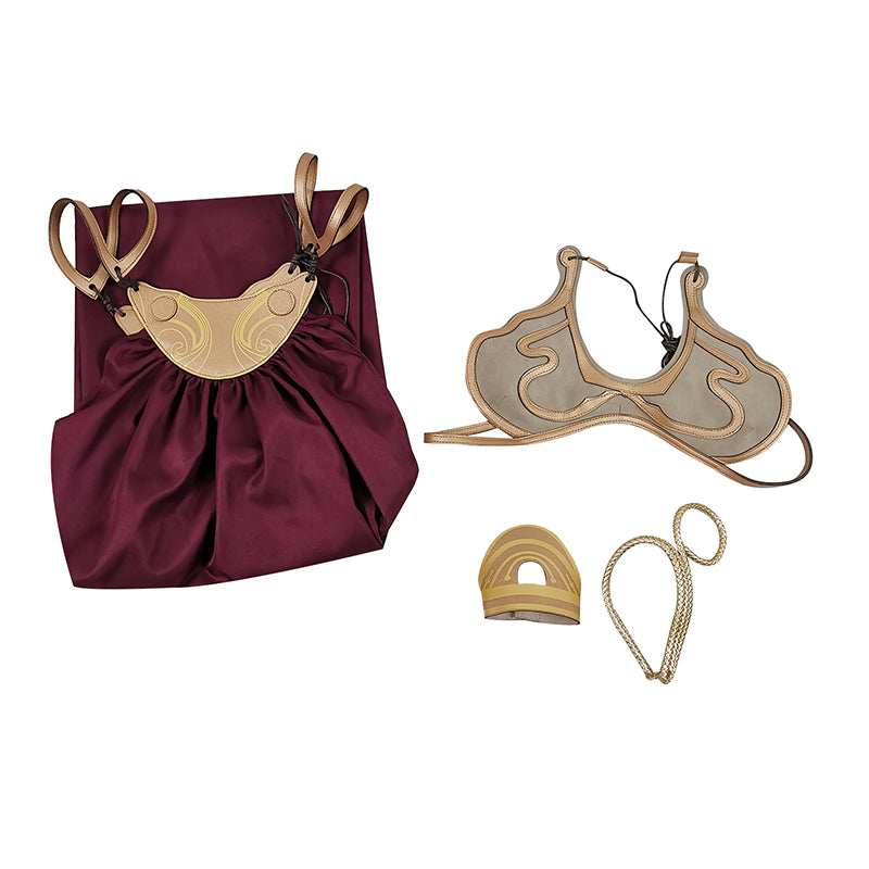 Slave Leia Costume Star Wars 3 Return of the Jedi Cosplay Sexy Girl Bikini Halloween Outfit - Image 5