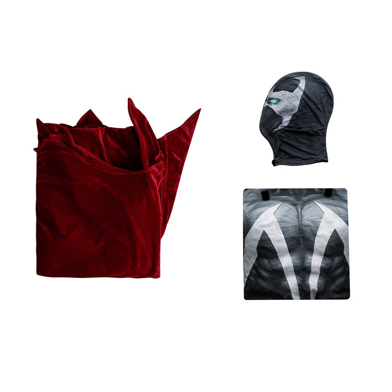 Spawn Cosplay Costumes Superhero Albert Simmons Jumpsuit with Cloak Halloween Outfit - Image 9