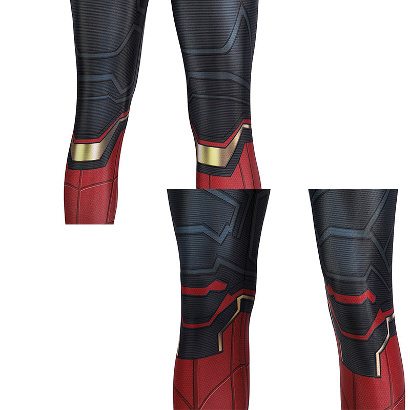 Spider-Man 3 Costume Spiderman No Way Home Peter Parker Cosplay Superhero Gold Jumpsuit - Image 13