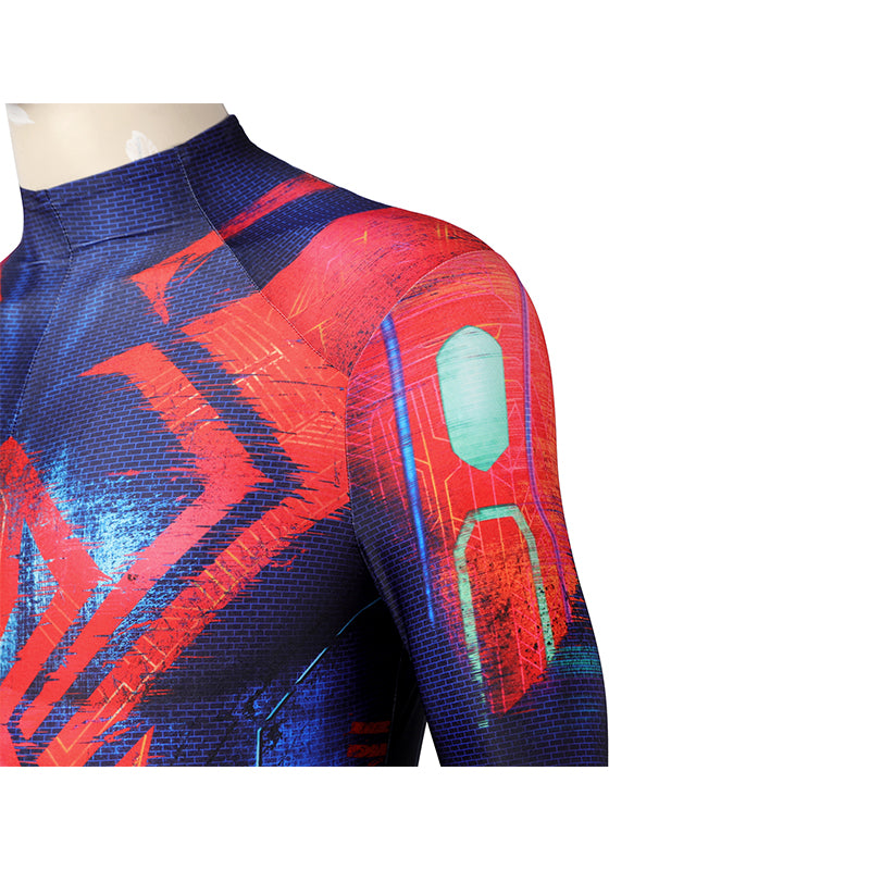 SPIDER MAN Across the Spider-Verse Spider-man 2099 Cosplay Costume Jumpsuit - Image 15