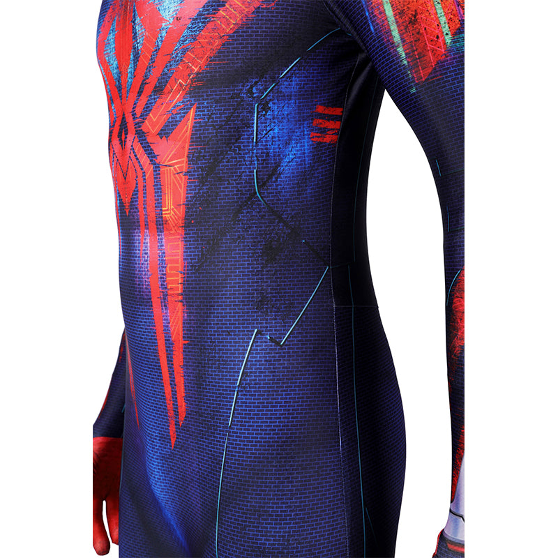 SPIDER MAN Across the Spider-Verse Spider-man 2099 Cosplay Costume Jumpsuit - Image 18