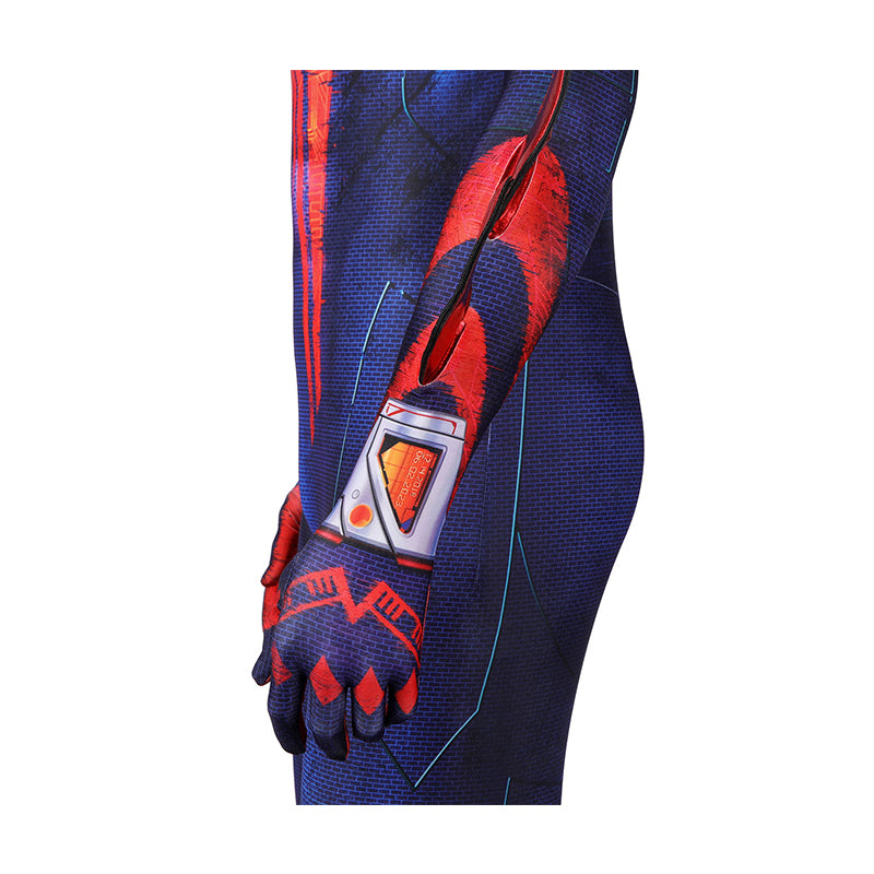 SPIDER MAN Across the Spider-Verse Spider-man 2099 Cosplay Costume Jumpsuit - Image 10