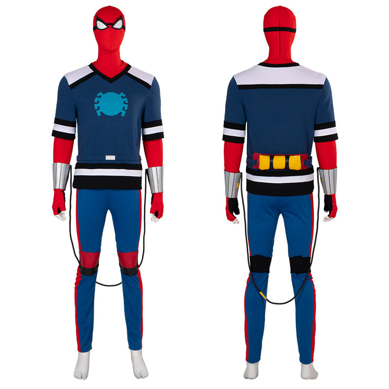 2024 Spider-Man: Freshman Year Cosplay Costume Spiderman Peter Parker Unifrom Halloween Suit - Image 3