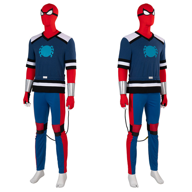 2024 Spider-Man: Freshman Year Cosplay Costume Spiderman Peter Parker Unifrom Halloween Suit - Image 4
