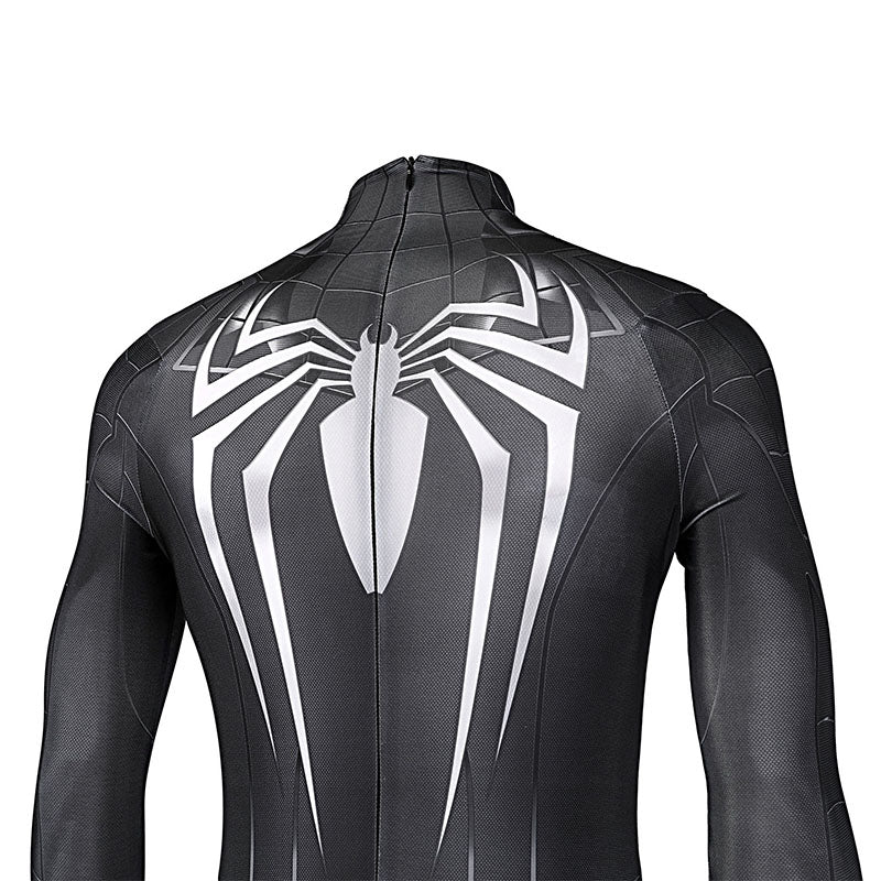 Spider-Man Venom Suit Spiderman Miles Morales PS5 Cosplay Costume Symbiote Black Suit - Image 7
