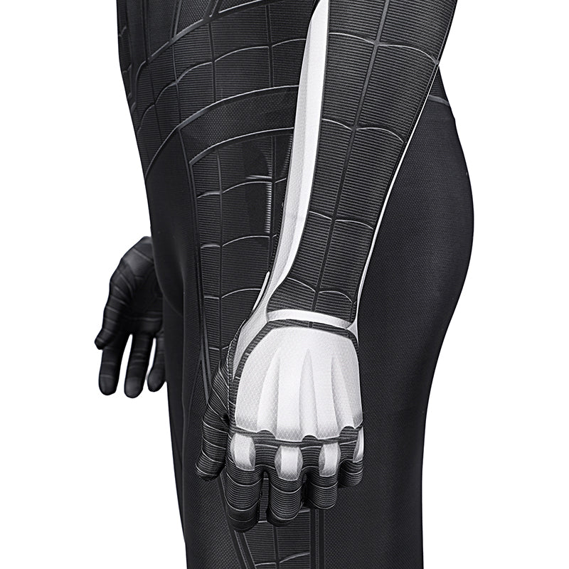Spider-Man Venom Suit Spiderman Miles Morales PS5 Cosplay Costume Symbiote Black Suit - Image 9