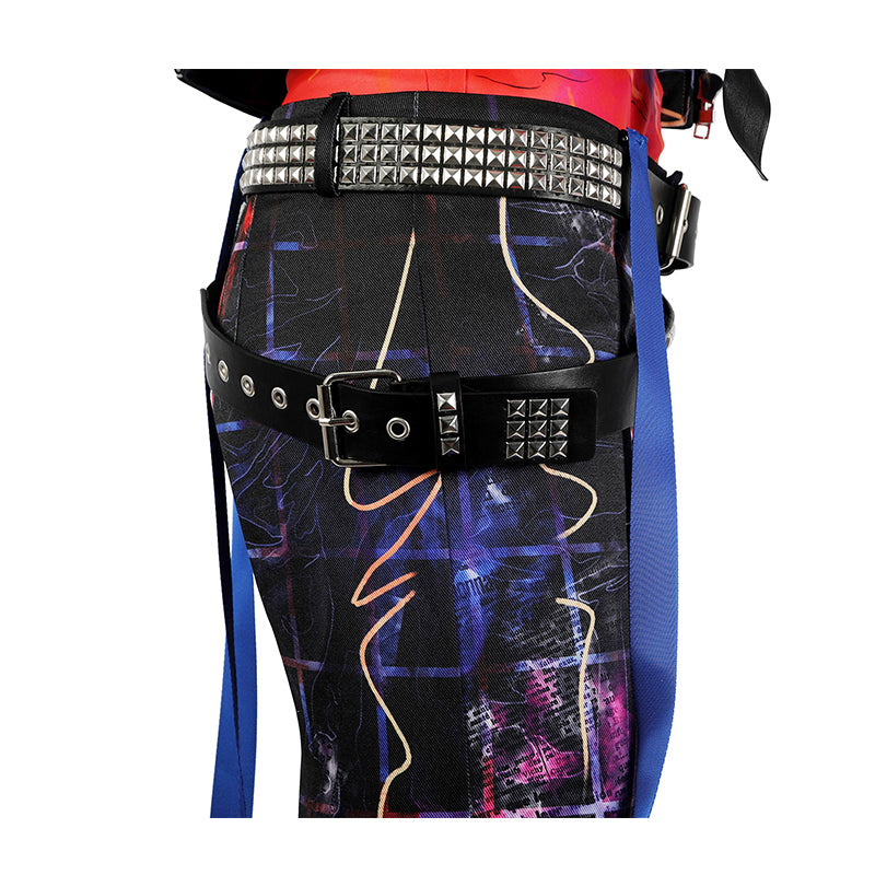Spider-Man: Across the Spider-Verse Cosplay Hobie Brown Spider-Punk Costume Outfit - Image 24