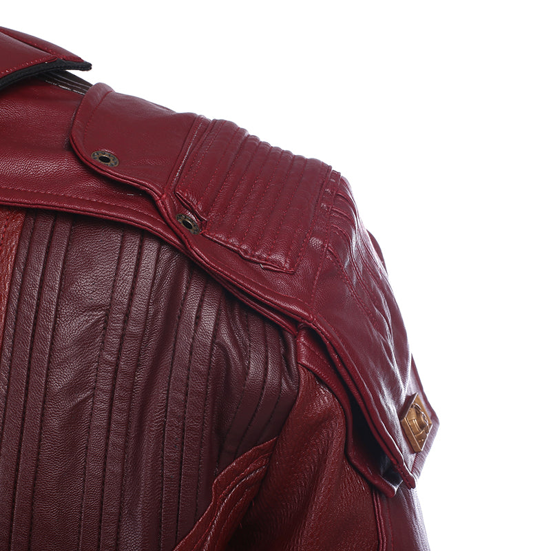 Star Lord Costume Guardians of The Galaxy 2 Cosplay Peter Quill Red Coat With Boots - Image 10