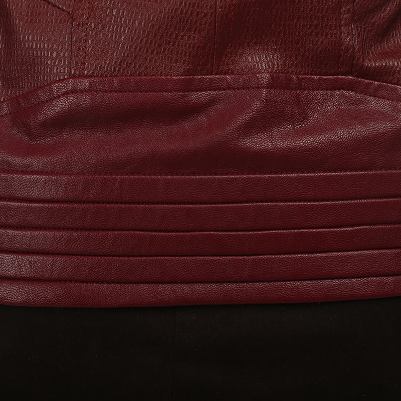 Star Lord Costume Guardians of The Galaxy 2 Cosplay Peter Quill Red Coat With Boots - Image 12