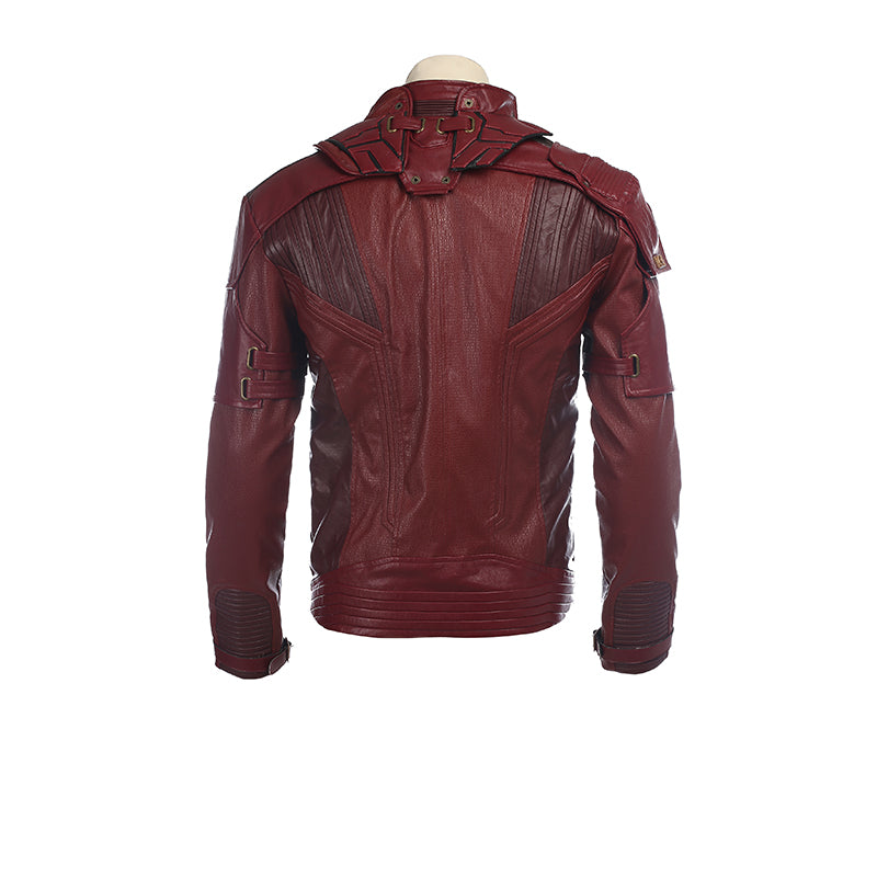 Star Lord Costume Guardians of The Galaxy 2 Cosplay Peter Quill Red Coat With Boots - Image 7