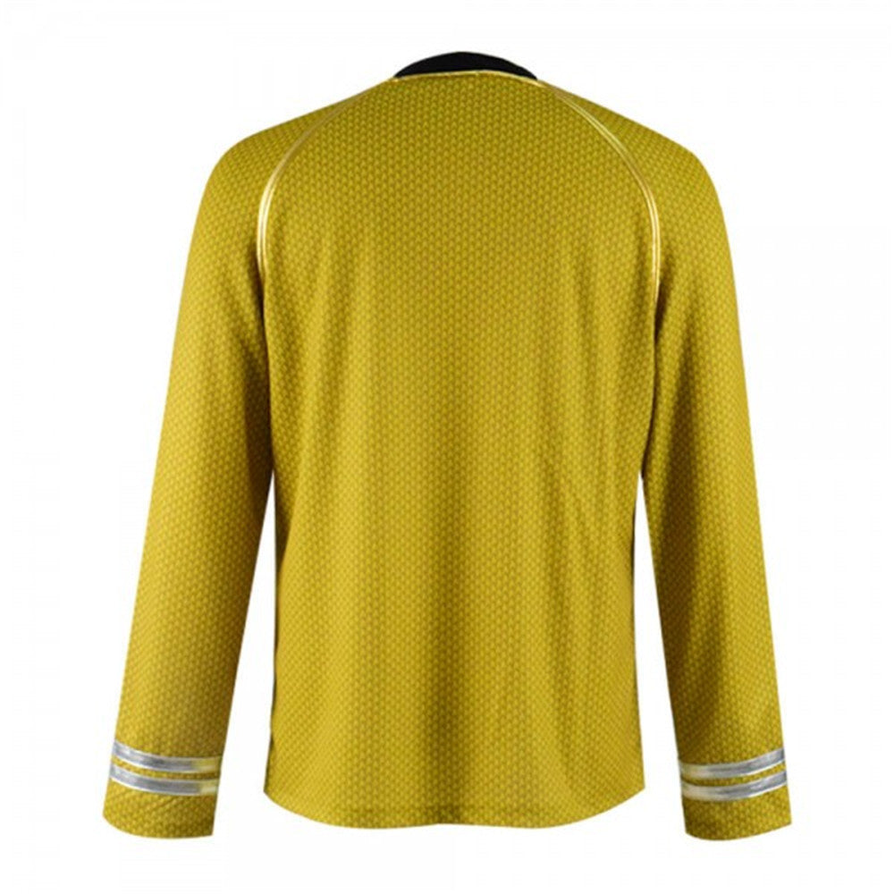 Star Trek Into Darkness Yellow Shirt Star fleet Uniform Cosplay Costume - Image 11