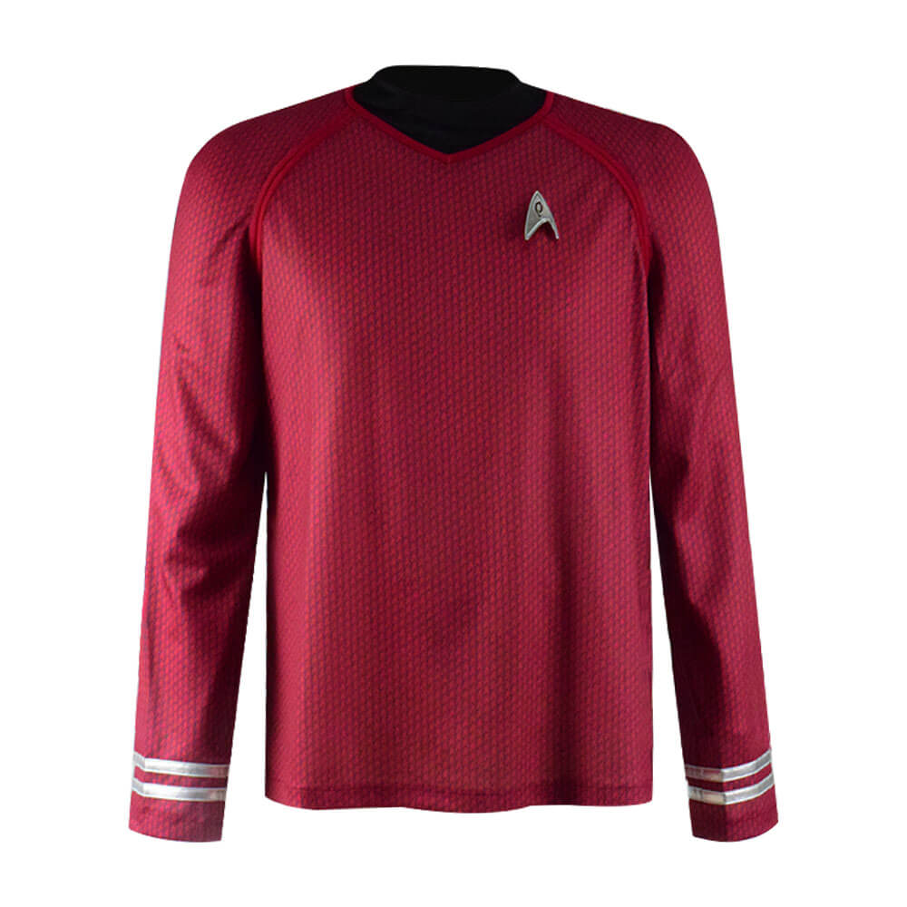 Star Trek Into Darkness Yellow Shirt Star fleet Uniform Cosplay Costume - Image 2