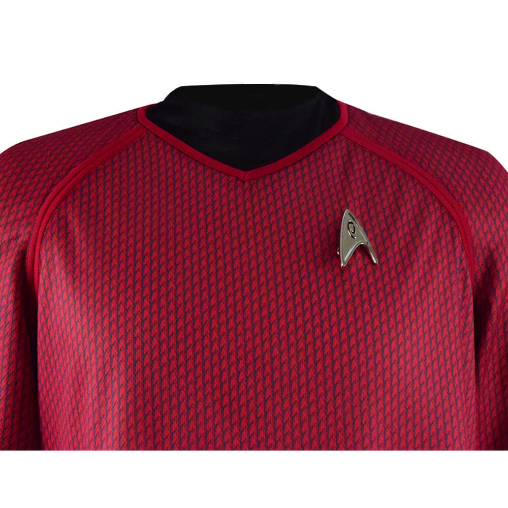 Star Trek Into Darkness Yellow Shirt Star fleet Uniform Cosplay Costume - Image 6