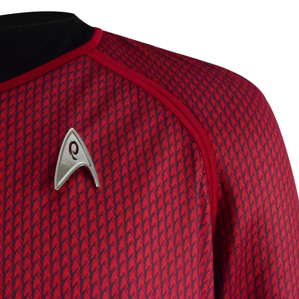 Star Trek Into Darkness Yellow Shirt Star fleet Uniform Cosplay Costume - Image 8
