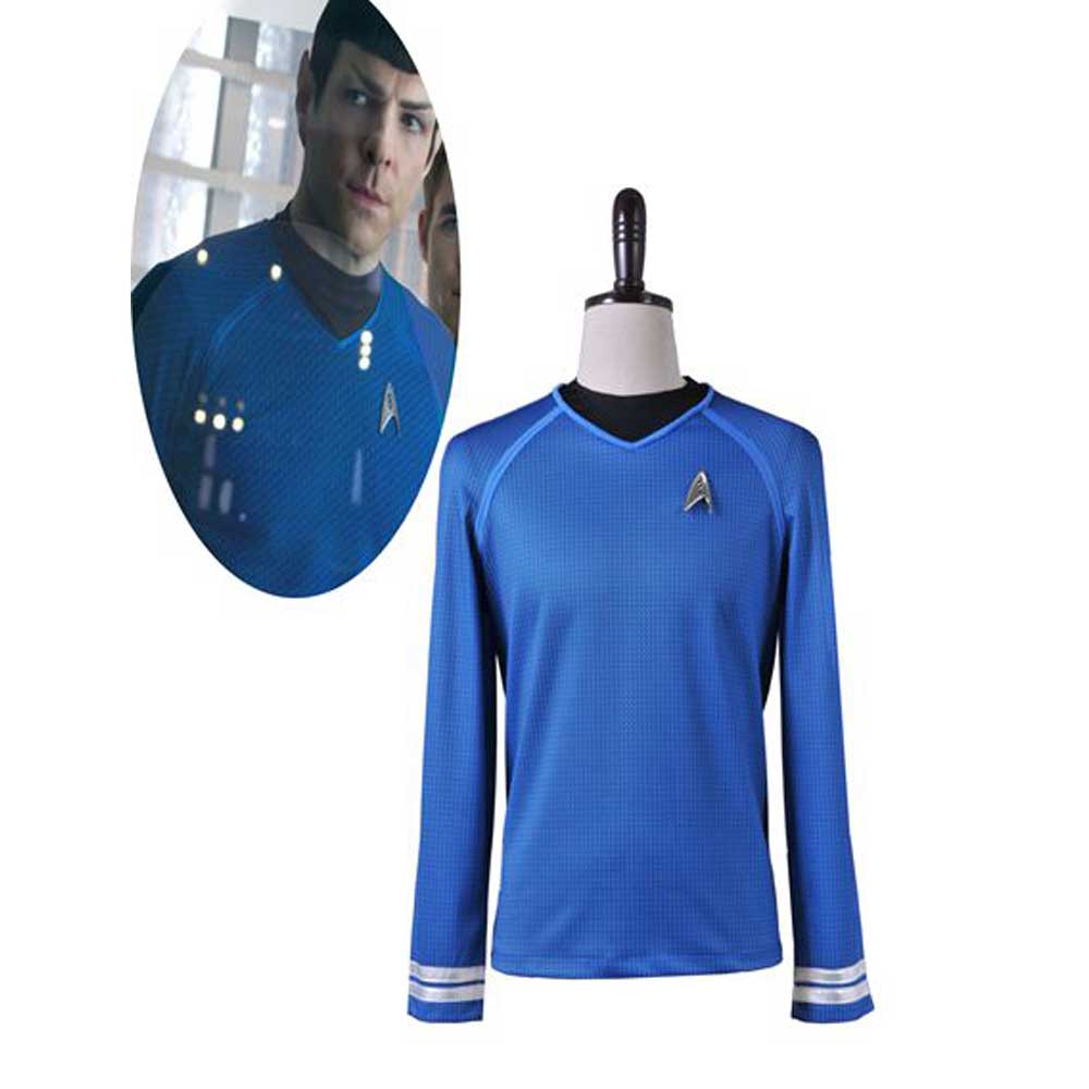 Star Trek Into Darkness Yellow Shirt Star fleet Uniform Cosplay Costume - Image 16
