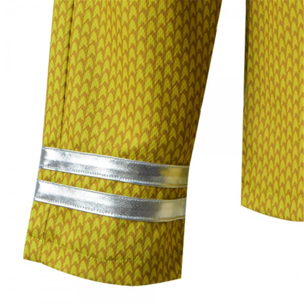 Star Trek Into Darkness Yellow Shirt Star fleet Uniform Cosplay Costume - Image 12