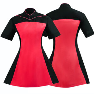 Star Trek TNG Red Uniform Dress Skant Uniform Cosplay Costume
