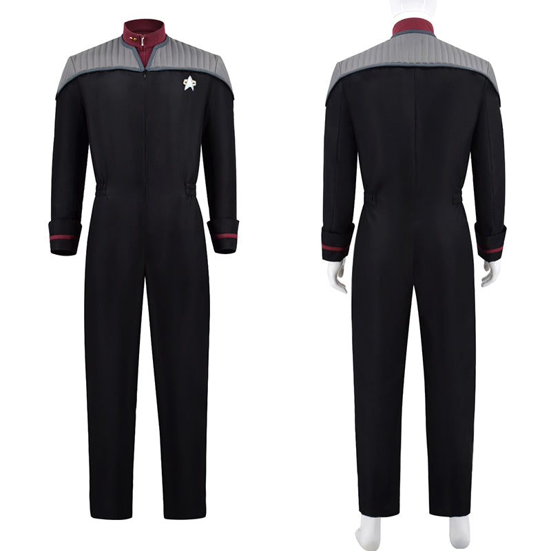 Star Trek Resurgence Cosplay Costume Jara Rydek Black Uniform Halloween Party Suit - Image 2