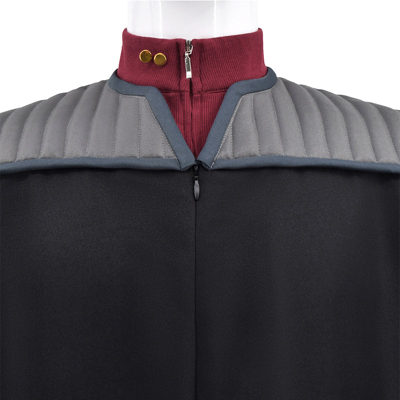 Star Trek Resurgence Cosplay Costume Jara Rydek Black Uniform Halloween Party Suit - Image 9