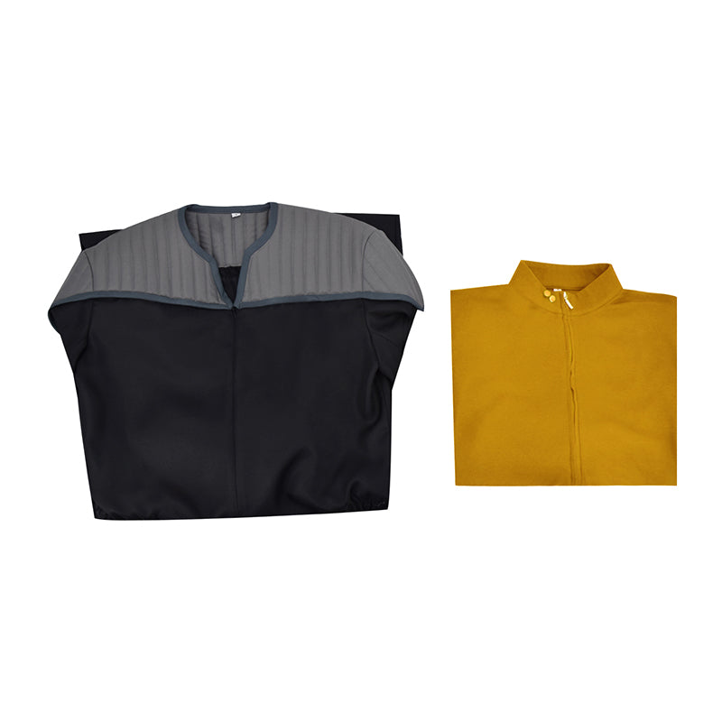 Star Trek: Resurgence Cosplay Costume Starfleet Commander Uniform Halloween Outfit Yellow Shirt Version - Image 8