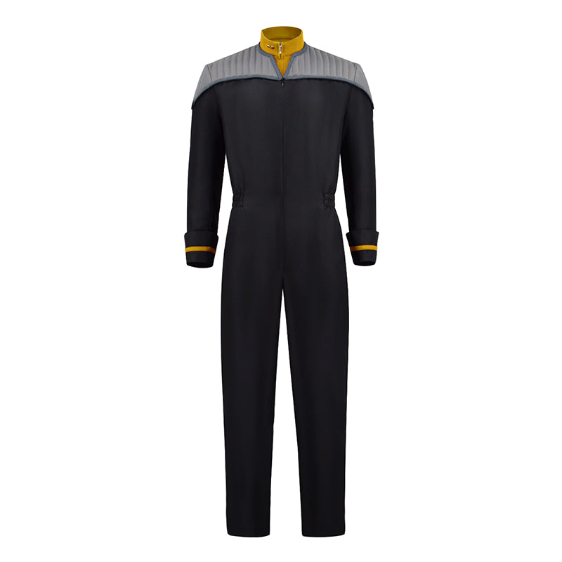 Star Trek: Resurgence Cosplay Costume Starfleet Commander Uniform Halloween Outfit Yellow Shirt Version - Image 7